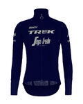 SANTINI Cycling rain jacket - TREK SEGAFREDO 2020 - blue