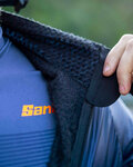 SANTINI Cycling windproof jacket - REDUX VIGOR - blue/black