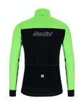 SANTINI Cycling windproof jacket - REDUX VIGOR - green/black