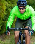 SANTINI Cycling windproof jacket - REDUX VIGOR - green/black