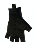 SANTINI Cycling fingerless gloves - ISTINTO - black