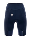 SANTINI Cycling shorts without bib - PRO ALBA LADY - blue