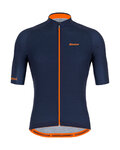 SANTINI Cycling short sleeve jersey and shorts - KARMA KITE - blue
