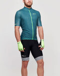SANTINI Cycling short sleeve jersey - KARMA KITE - green