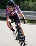 SANTINI Cycling short sleeve jersey - SLEEK RAGGIO LADY - pink/purple
