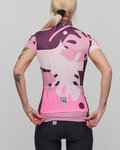 SANTINI Cycling short sleeve jersey - GIADA MAUI LADY - multicolour/pink