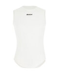 SANTINI Cycling sleeve less t-shirt - PIUMA - white