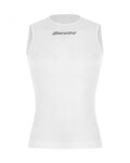 SANTINI Cycling sleeve less t-shirt - RETE - white