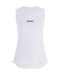 SANTINI Cycling sleeve less t-shirt - PIUMA LADY - white