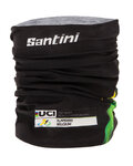 SANTINI Cycling neckwarmer - UCI WC FLANDERS 2021 - rainbow/black