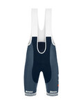 SANTINI Cycling bib shorts - TREK SEGAFREDO 2021 - blue