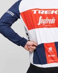 SANTINI Cycling windproof jacket - TREK SEGAFREDO 2021 - red/white/blue