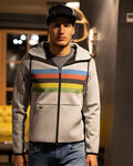 SANTINI hoodie - UCI RAINBOW - grey