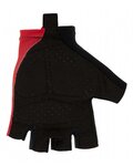 SANTINI Cycling fingerless gloves - CUBO  - red