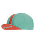 SANTINI Cycling hat - BENGAL - orange/light blue