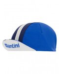 SANTINI Cycling hat - BENGAL - white/blue
