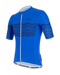 SANTINI Cycling short sleeve jersey - TONO PROFILO - blue