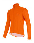 SANTINI Cycling windproof jacket - NEBULA PURO - orange