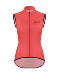 SANTINI Cycling gilet - NEBULA PURO LADY - pink