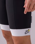 SANTINI Cycling bib shorts - TOUR DE FRANCE 2022 - white/black