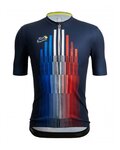 SANTINI Cycling short sleeve jersey - TOUR DE FRANCE 2022 - white/red/blue