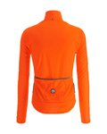 SANTINI Cycling windproof jacket - NEBULA WINDPROOF - orange