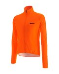 SANTINI Cycling windproof jacket - NEBULA WINDPROOF - orange