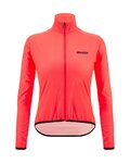 SANTINI Cycling windproof jacket - NEBULA WINDPROOF W - pink