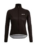 SANTINI Cycling windproof jacket - NEBULA - black