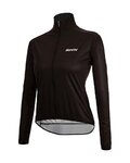 SANTINI Cycling windproof jacket - NEBULA - black