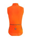 SANTINI Cycling gilet - NEBULA WINDPROOF - orange