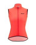 SANTINI Cycling gilet - NEBULA WINDPROOF W - pink