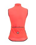 SANTINI Cycling gilet - NEBULA WINDPROOF W - pink