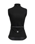 SANTINI Cycling gilet - NEBULA WINDPROOF W - black