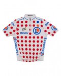 SANTINI Cycling short sleeve jersey - TOUR DE FRANCE - white/red