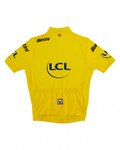 SANTINI Cycling short sleeve jersey - TOUR DE FRANCE 2023 - yellow