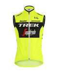 SANTINI Cycling gilet - TREK 2019 LIGHT WIND - yellow/black