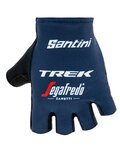 SANTINI Cycling fingerless gloves - TREK SEGAFREDO 2021 - blue