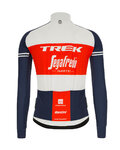 SANTINI Cycling windproof jacket - TREK SEGAFREDO 2020 - blue/red/white