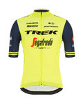 SANTINI Cycling short sleeve jersey - TREK SEGAFREDO 2020 - black/yellow