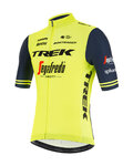 SANTINI Cycling short sleeve jersey - TREK SEGAFREDO 2020 - black/yellow