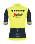 SANTINI Cycling short sleeve jersey - TREK SEGAFREDO 2020 - black/yellow