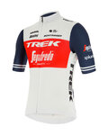 SANTINI Cycling short sleeve jersey - TREK SEGAFREDO 2020 - blue/red/white