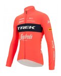 SANTINI Cycling winter long sleeve jersey - TREK SEGAFREDO 2022 WINTER - pink