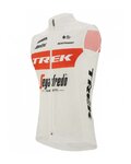 SANTINI Cycling gilet - TREK SEGAFREDO 2022 - white/red