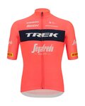 SANTINI Cycling short sleeve jersey - TREK SEGAFREDO 2022 FAN LINE - pink