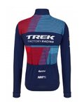 SANTINI Cycling winter long sleeve jersey - TREK 2023 FACTORY RACING WINTER - blue