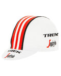 SANTINI Cycling hat - TREK 2019 - white/black/red