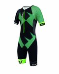 SANTINI Cycling overal - X IRONMAN CUPIO - black/green