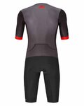 SANTINI Cycling overal - X IRONMAN VIPER - black/red